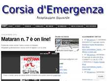 Tablet Screenshot of corsiademergenza.wordpress.com