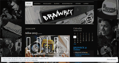 Desktop Screenshot of brnwrck.wordpress.com