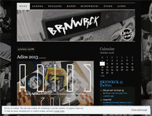 Tablet Screenshot of brnwrck.wordpress.com