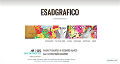 Desktop Screenshot of esadgrafico.wordpress.com