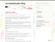 Tablet Screenshot of casakidstudio.wordpress.com