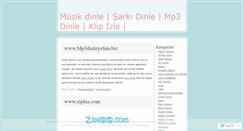 Desktop Screenshot of muzikdinleyelim.wordpress.com