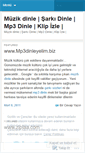 Mobile Screenshot of muzikdinleyelim.wordpress.com