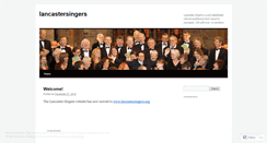 Desktop Screenshot of lancastersingers.wordpress.com