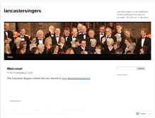 Tablet Screenshot of lancastersingers.wordpress.com