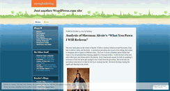 Desktop Screenshot of myenglishlitblog.wordpress.com