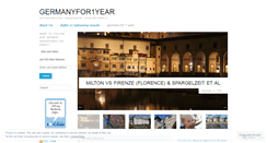 Desktop Screenshot of germanyfor1year.wordpress.com