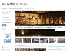 Tablet Screenshot of germanyfor1year.wordpress.com