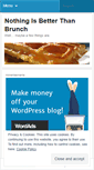 Mobile Screenshot of nothingisbetterthanbrunch.wordpress.com