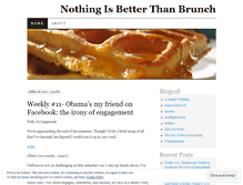 Tablet Screenshot of nothingisbetterthanbrunch.wordpress.com