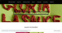 Desktop Screenshot of glorialasauce.wordpress.com