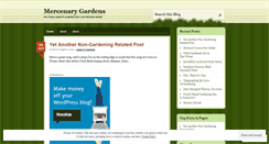 Desktop Screenshot of mercenarygardens.wordpress.com