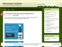 Tablet Screenshot of mercenarygardens.wordpress.com