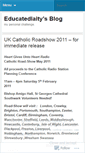 Mobile Screenshot of educatedlaity.wordpress.com