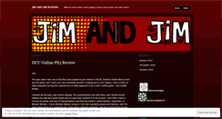 Desktop Screenshot of jimandjimreviews.wordpress.com