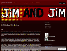 Tablet Screenshot of jimandjimreviews.wordpress.com