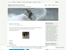 Tablet Screenshot of ocvoice.wordpress.com