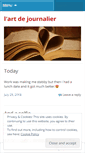 Mobile Screenshot of lartdejournalier.wordpress.com
