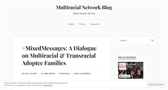 Desktop Screenshot of multiracialnetwork.wordpress.com