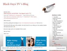 Tablet Screenshot of blackonyxtv.wordpress.com