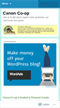 Mobile Screenshot of canoncoop.wordpress.com
