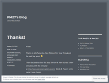 Tablet Screenshot of pm27.wordpress.com