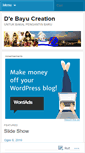 Mobile Screenshot of debayucreation.wordpress.com