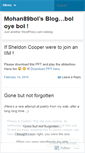 Mobile Screenshot of mohan89bol.wordpress.com