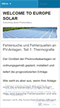 Mobile Screenshot of europesolar.wordpress.com