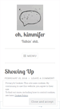 Mobile Screenshot of kimmifer.wordpress.com