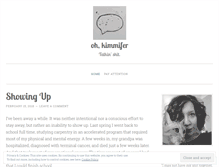 Tablet Screenshot of kimmifer.wordpress.com
