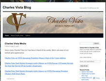 Tablet Screenshot of charlesvista.wordpress.com