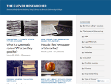 Tablet Screenshot of beryliveylibrary.wordpress.com