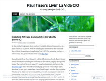 Tablet Screenshot of paultiseo.wordpress.com