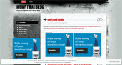 Desktop Screenshot of muaythaiblog.wordpress.com