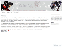 Tablet Screenshot of colorifics.wordpress.com