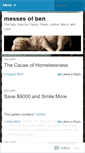 Mobile Screenshot of messesofben.wordpress.com
