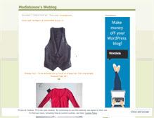 Tablet Screenshot of modishzone.wordpress.com