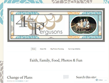 Tablet Screenshot of 4littlefergusons.wordpress.com