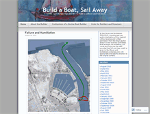 Tablet Screenshot of buildaboat.wordpress.com