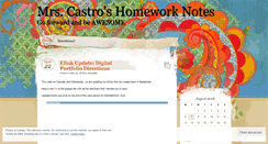 Desktop Screenshot of mrscastro.wordpress.com