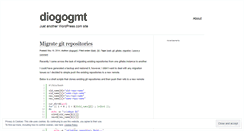 Desktop Screenshot of diogogmt.wordpress.com