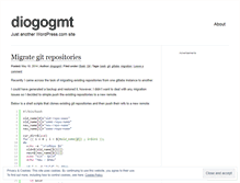 Tablet Screenshot of diogogmt.wordpress.com