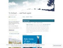 Tablet Screenshot of irelandandback.wordpress.com
