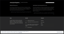 Desktop Screenshot of manojmahapatra.wordpress.com