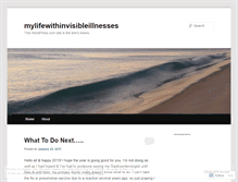 Tablet Screenshot of mylifewithinvisibleillnesses.wordpress.com
