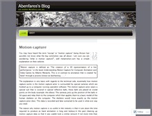 Tablet Screenshot of abenfares.wordpress.com