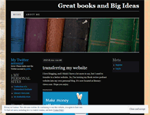 Tablet Screenshot of greatbooksandbigideas.wordpress.com