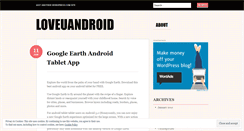 Desktop Screenshot of loveuandroid.wordpress.com
