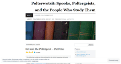 Desktop Screenshot of polterwotsit.wordpress.com